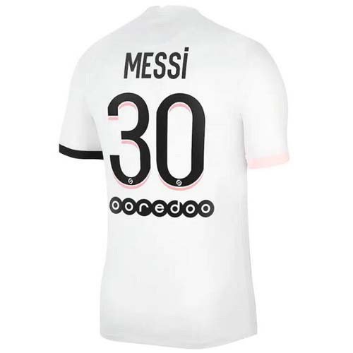 Maillot Paris Saint Germain NO.30 Messi Exterieur 2021-22