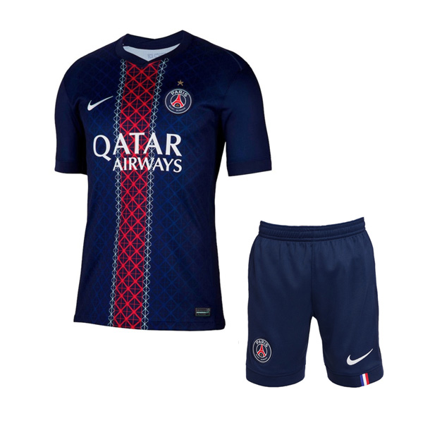 Maillot PSG Domicile avec l'étoile Enfant 2025-26