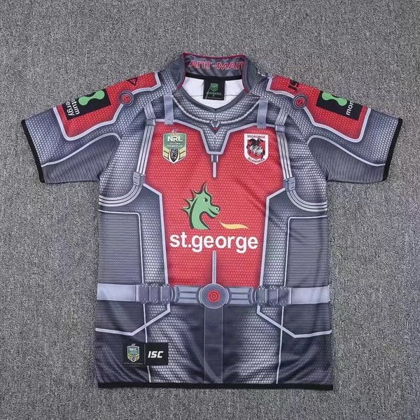 MAILLOT RUGBY À XIII ST GEORGE ILLAWARRA DRAGONS vintage CLASSIC shirt 44 EUR 49,90 - FR